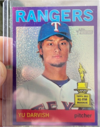 2013 Topps Heritage #HC40 Yu Darvish — front