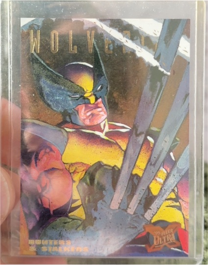 1995 Fleer Ultra X-Men Hunters & Stalkers #7 Wolverine — front