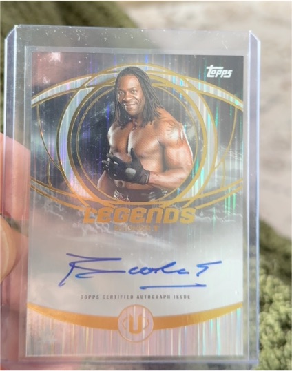 2025 Topps Universe WWE Legends Autographs Booker T — front