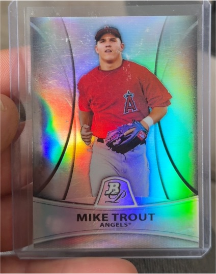 2010 Bowman Platinum Prospects #PP5 Mike Trout — front