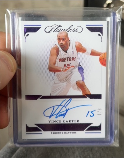 2017 Panini Flawless #15 Vince Carter — front