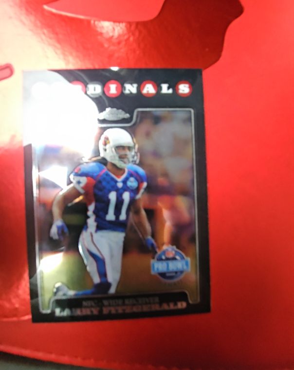 2008 Topps Chrome #TC136 Larry Fitzgerald — front