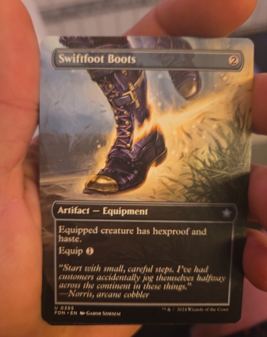 2024 Magic: The Gathering #355 Swiftfoot Boots — front
