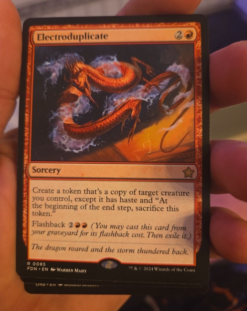 2024 Magic: The Gathering #85 Electroduplicate — front