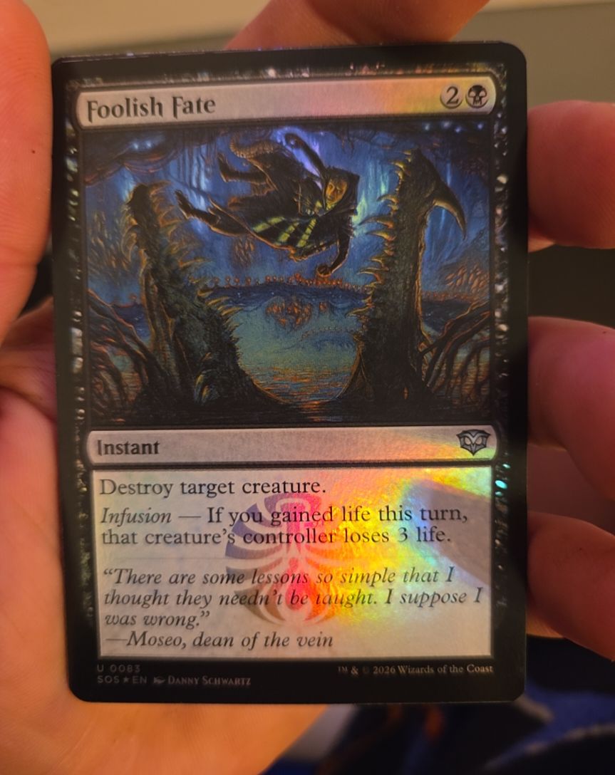 2026 Magic: The Gathering #83 Foolish Fate — front