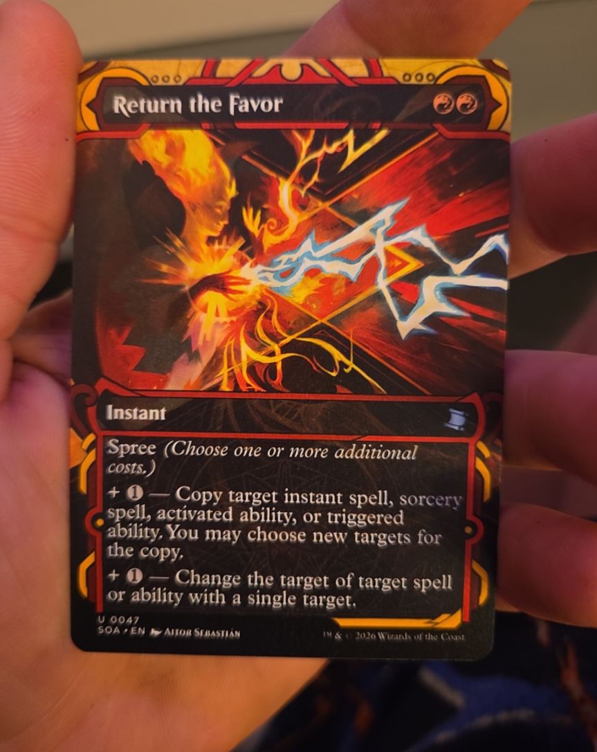 2020 Magic: The Gathering Secrets of Strixhaven #47 Return the Favor — front