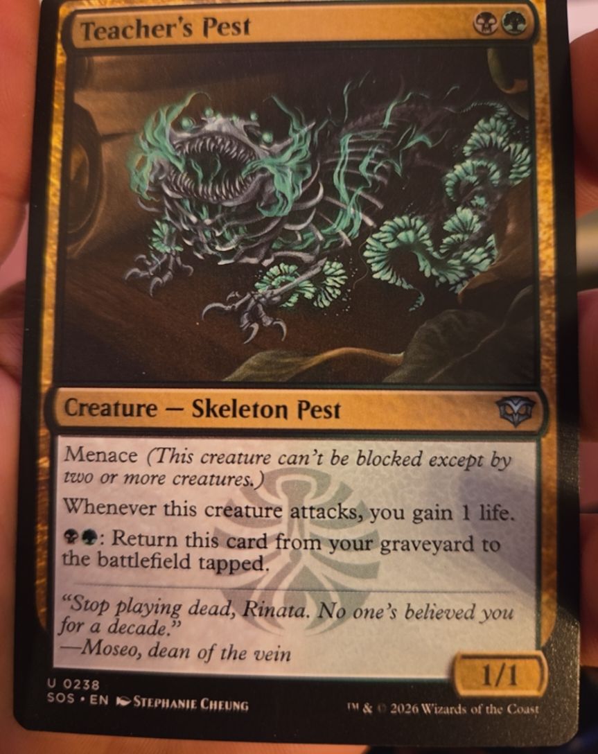2026 Magic: The Gathering #238 Teacher's Pest — front