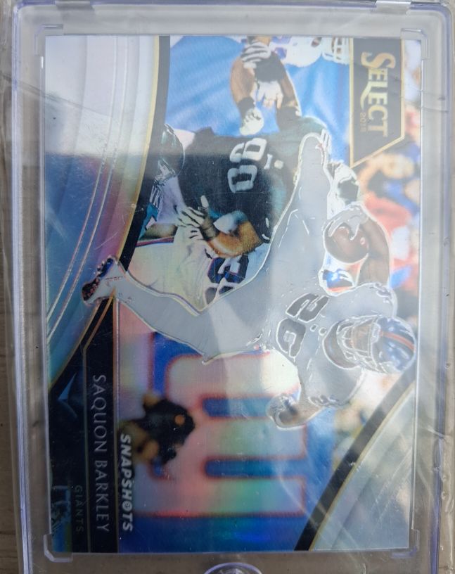 2018 Panini Select #SN-16 Saquon Barkley Snapshots — front