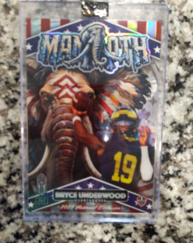 2025 Wild Card National Exclusive Mammoth #Bryce Underwood — front