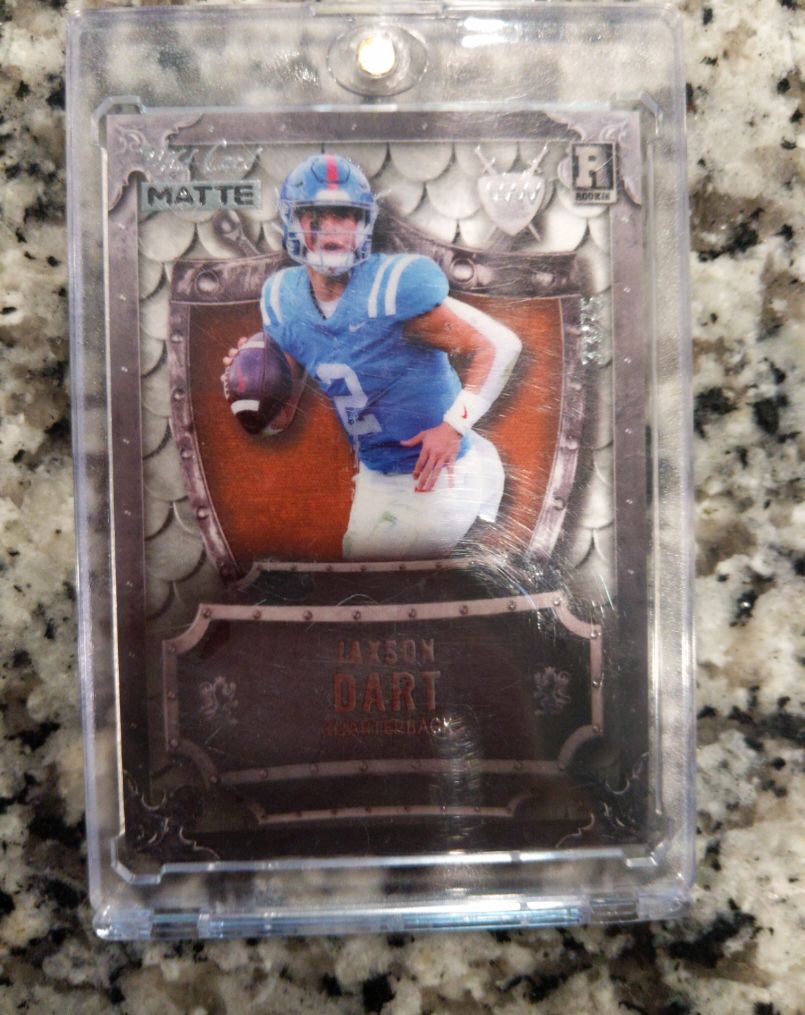 2025 Wild Card Matte Weekend Warrior Jaxson Dart Rookie — front