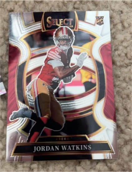 2025 Panini Select #18 Jordan Watkins — front