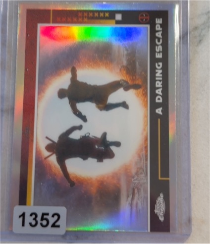 2025 Topps Chrome #90 Deadpool & Wolverine A Daring Escape — front