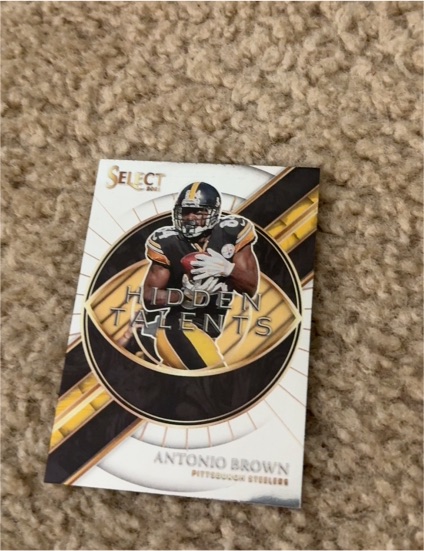 2021 Panini Select #HT-9 Antonio Brown Hidden Talents — front