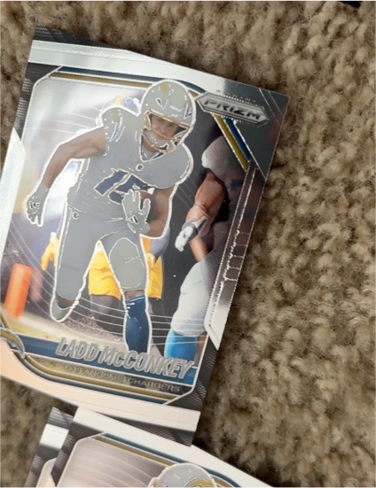 2025 Panini Prizm #18 Ladd McConkey — front