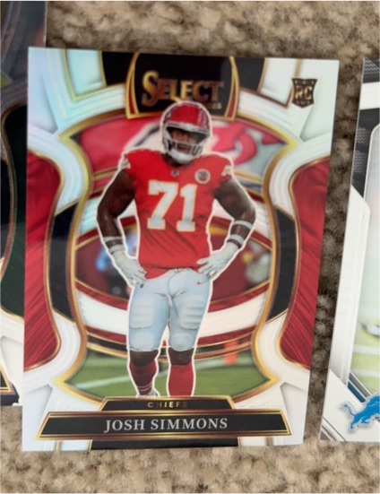 2025 Panini Select #8 Josh Simmons — front
