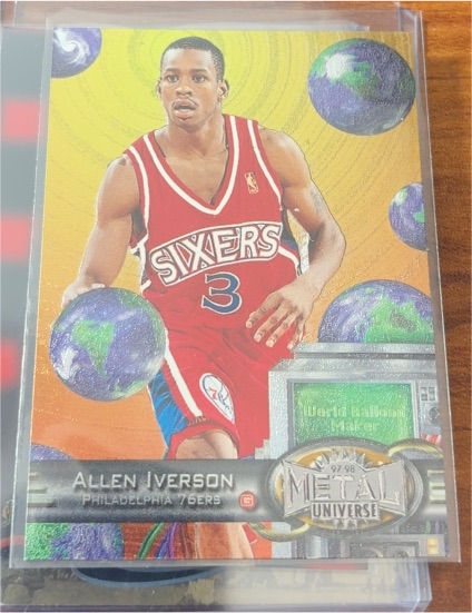1997-98 Skybox Metal Universe #20 Allen Iverson — front
