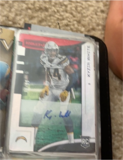 2018 Panini Rookies & Stars Rookie Auto Longevity #186 Kyzir White — front