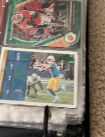 2023 Score #24 Justin Herbert — front