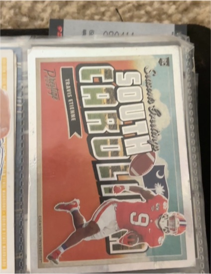 2020 Panini Chronicles South Carolina #SBC-TE Travis Etienne — front