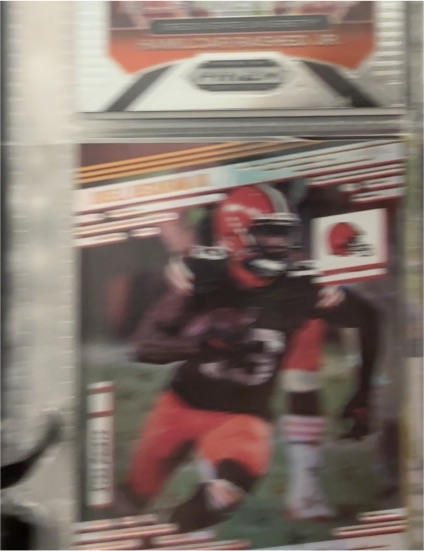 2025 Panini Absolute Squares /850 David Njoku Cleveland Browns — front