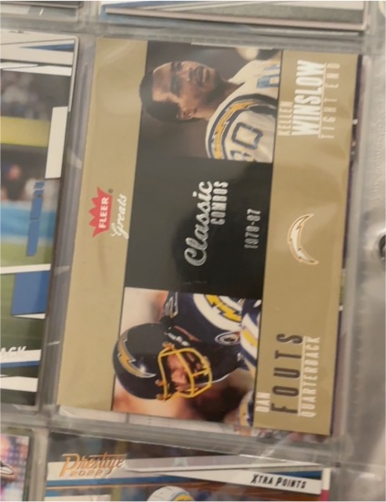 2004 Fleer Greats Classic Combos #CC 10 Dan Fouts / Kellen Winslow — front
