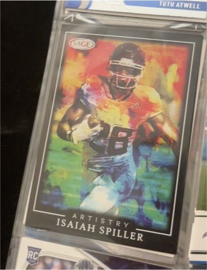 2022 SAGE Artistry #51 Isaiah Spiller — front