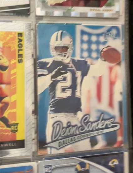 1997 Fleer Ultra #57 Deion Sanders — front