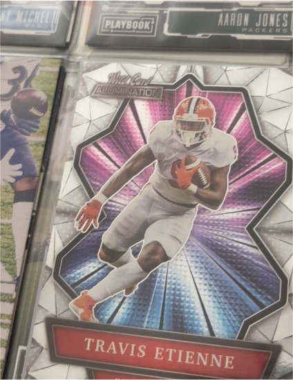 2021 Wild Card Alumination #ABC-10 Travis Etienne — front