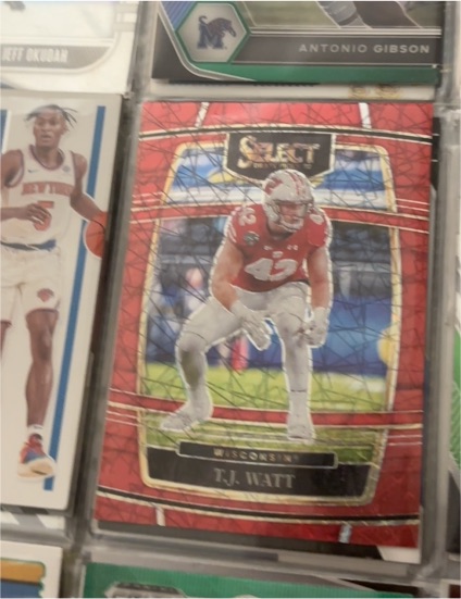 2022 Panini Select Draft Picks #34 T.J. Watt — front