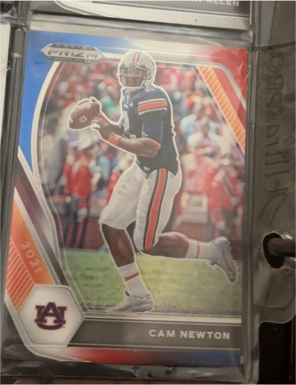 2021 Panini Prizm Draft Picks #28 Cam Newton Auburn — front