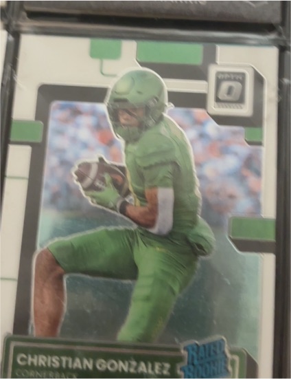 2023 Panini Chronicles Draft Picks Optic #8 Christian Gonzalez — front
