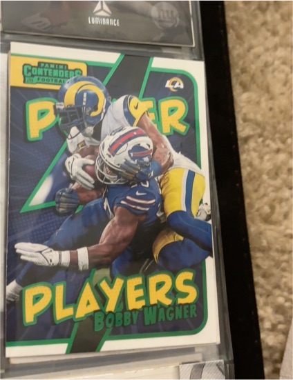 2022 Panini Contenders Power Players #PWR-BWA Bobby Wagner — front