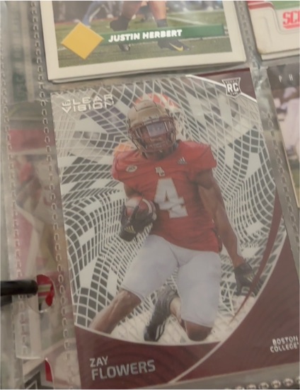 2023 Panini Chronicles Draft Picks Clear Vision #8 Zay Flowers — front