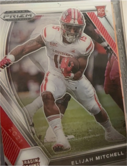 2021 Panini Prizm Draft Picks #156 Elijah Mitchell — front