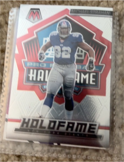 2022 Panini Mosaic #HF-17 Michael Strahan — front