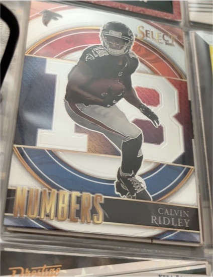2021 Panini Select Numbers #SN-23 Calvin Ridley — front