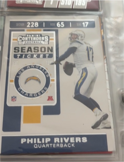 2019 Panini Contenders Season Ticket #48 Philip Rivers — front