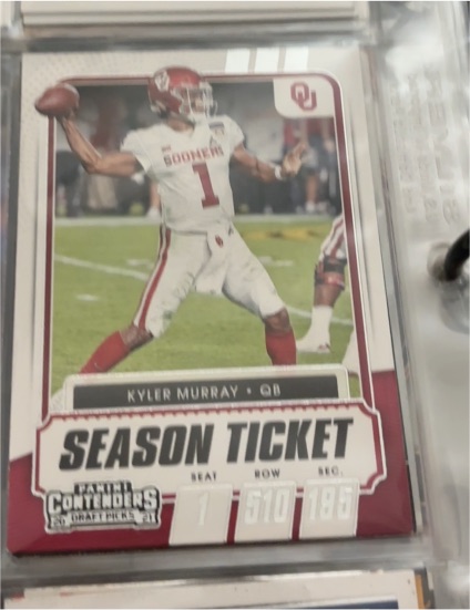 2021 Panini Contenders Draft Picks #15 Kyler Murray — front