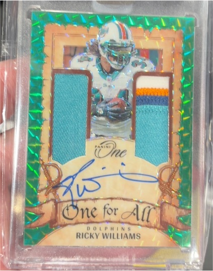2023 Panini One #347 Ricky Williams One for All — front