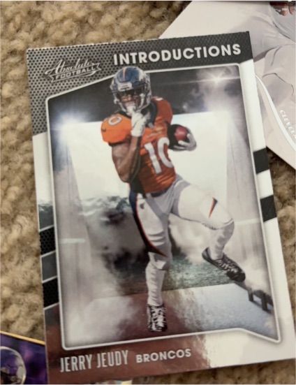 2020 Panini Absolute Introductions #I-JJ Jerry Jeudy — front