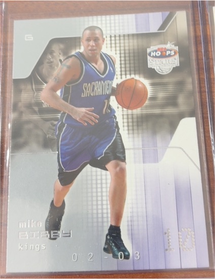 2002-03 Upper Deck Hoops Stars #40 Mike Bibby — front