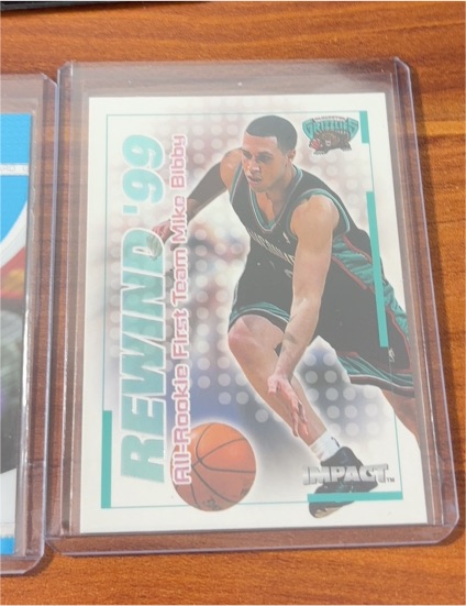 1999-00 SkyBox Impact #33RN Mike Bibby Rewind '99 — front