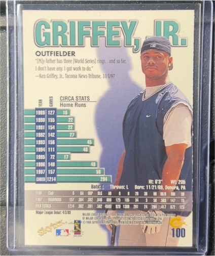1997 Upper Deck Collector's Choice #334 Ken Griffey Jr. — front