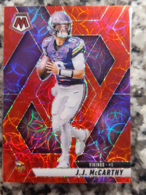 2025 Panini Mosaic #195 J.J. McCarthy — front