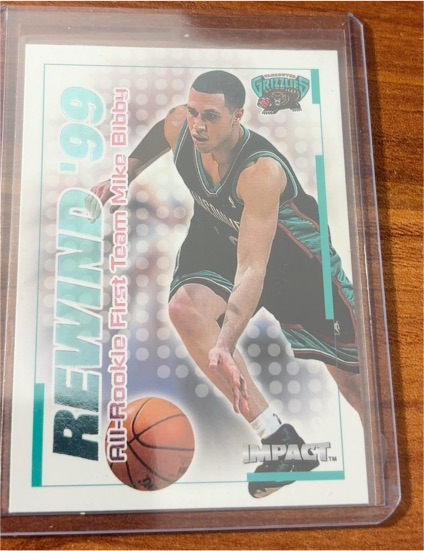 1999-00 Skybox Impact Rewind '99 #33RN Mike Bibby — front