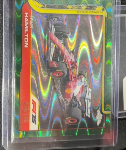 2025 Topps Chrome Formula 1 #76 Lewis Hamilton — front