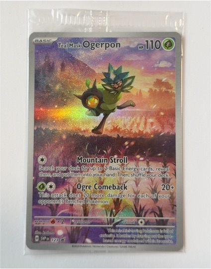 2024 Pokémon SV: Scarlet & Violet Promo #123 Teal Mask Ogerpon — front