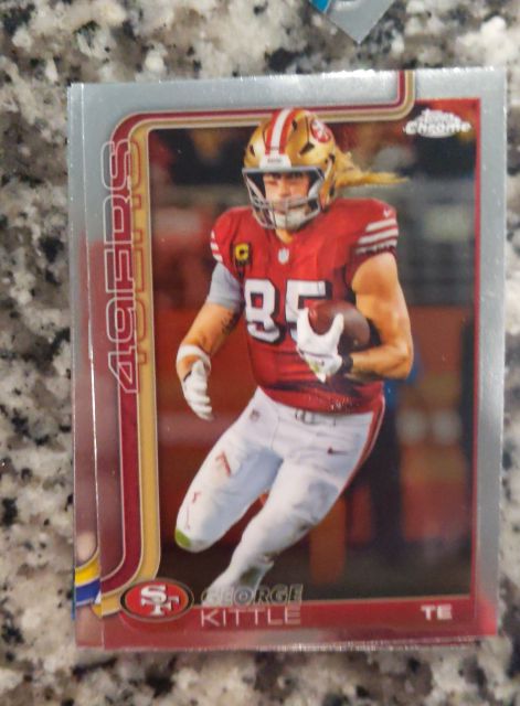 2025 Topps Chrome #267 George Kittle — front