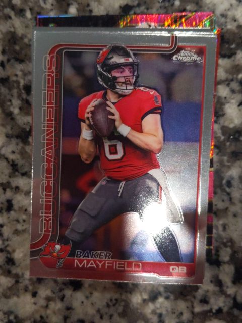 2025 Topps Chrome #281 Baker Mayfield — front