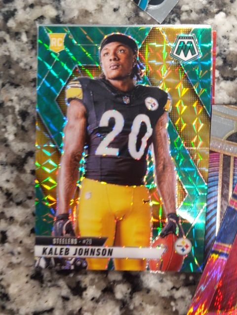 2025 Panini Mosaic #315 Kaleb Johnson — front